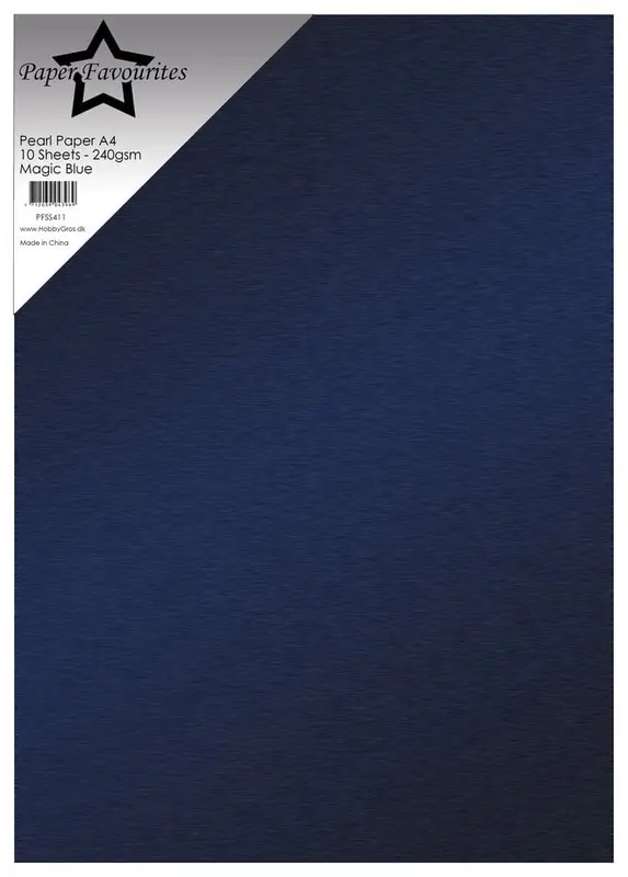 Paper Favourites - Pearl Paper Magic Blue (10pcs)