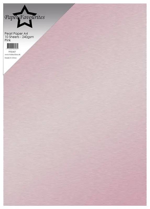 Paper Favourites - Pearl Paper Pink (10pcs)