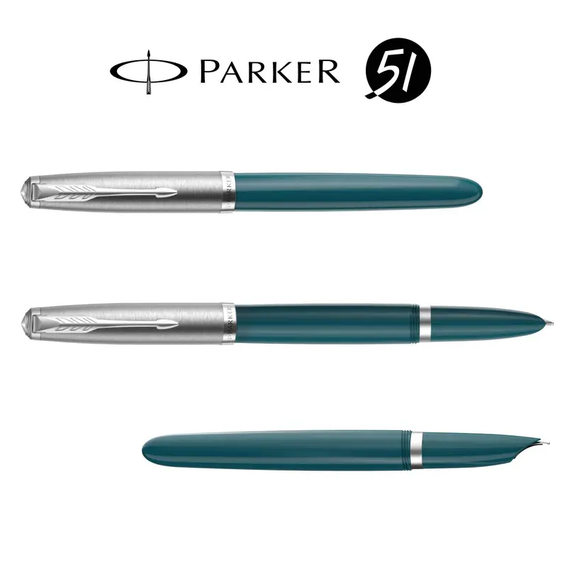 Parker 51 teal blue CT vulpen