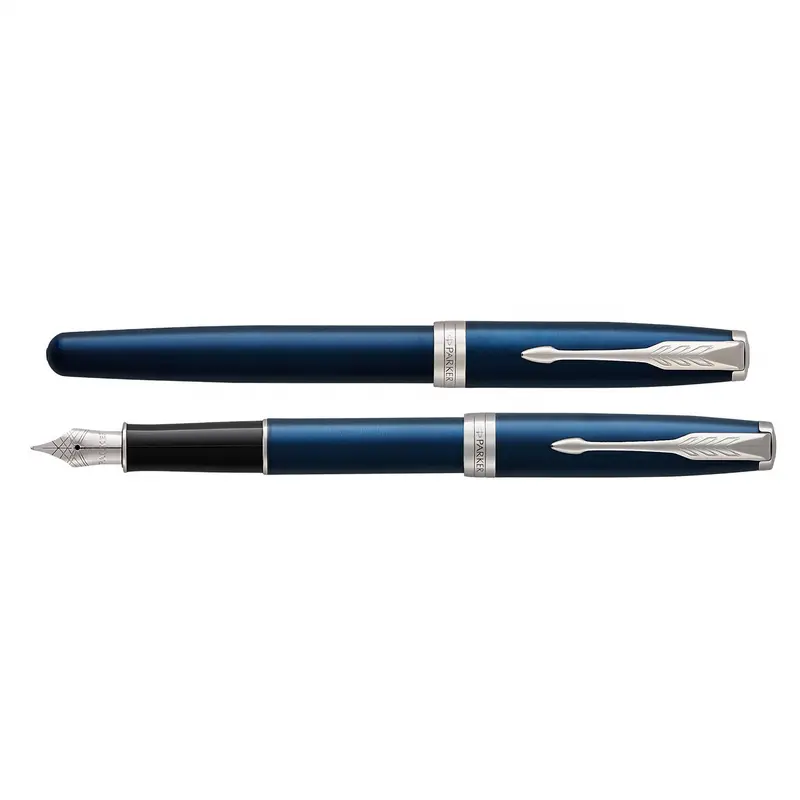 Parker Sonnet Blue Lacquer CT vulpen