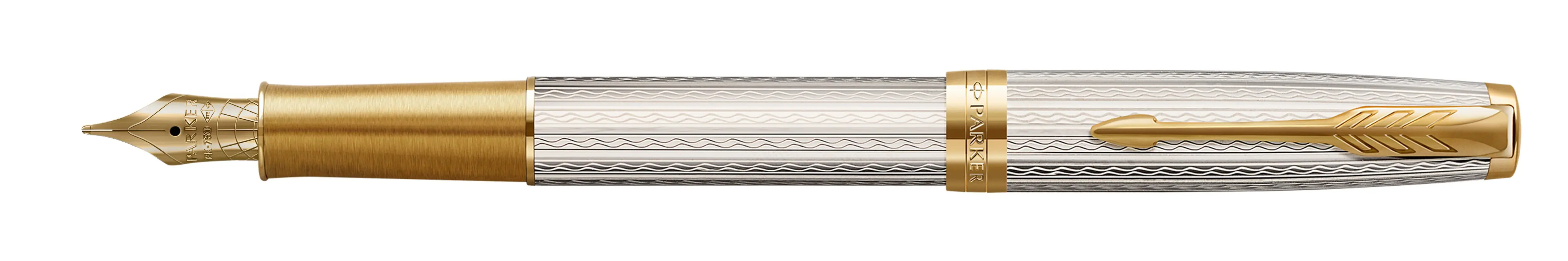 Parker Sonnet Premium Silver Mistral GT vulpen