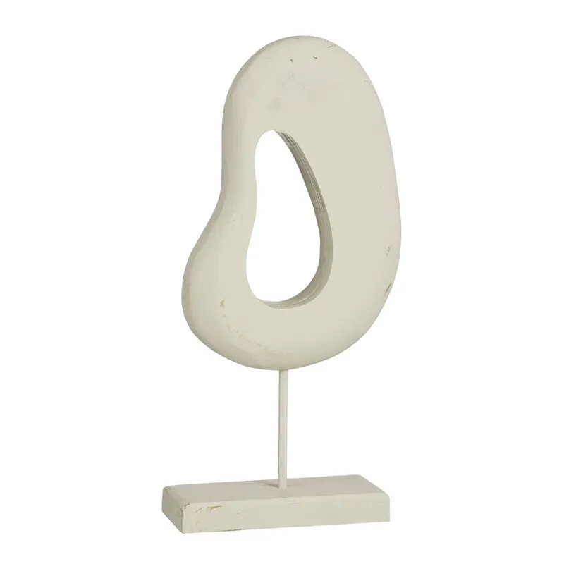 Pastina Ornament op Voet Off-White