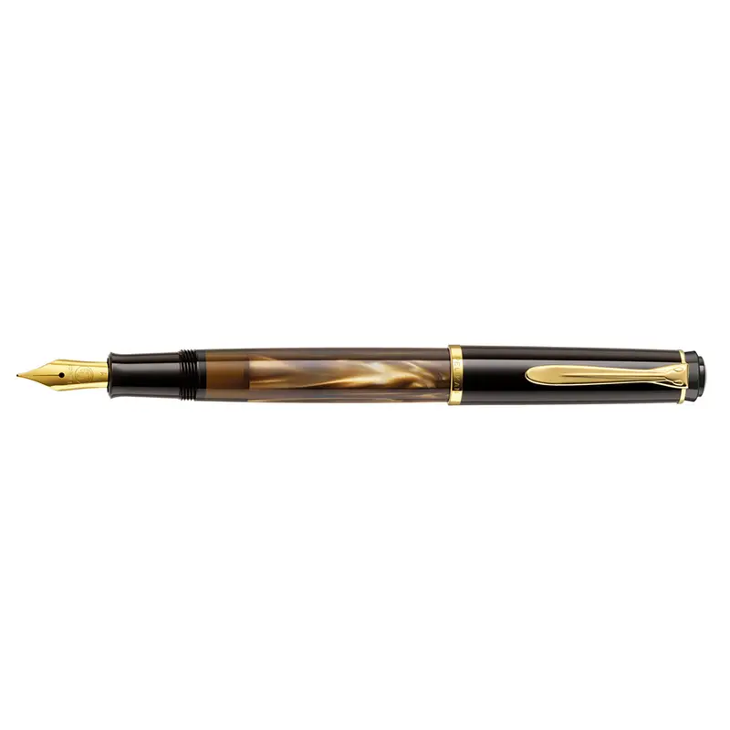 Pelikan Classic M200 bruin-gemarmerd vulpen