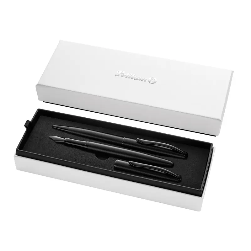 Pelikan Jazz Noble Elegance carbon black set