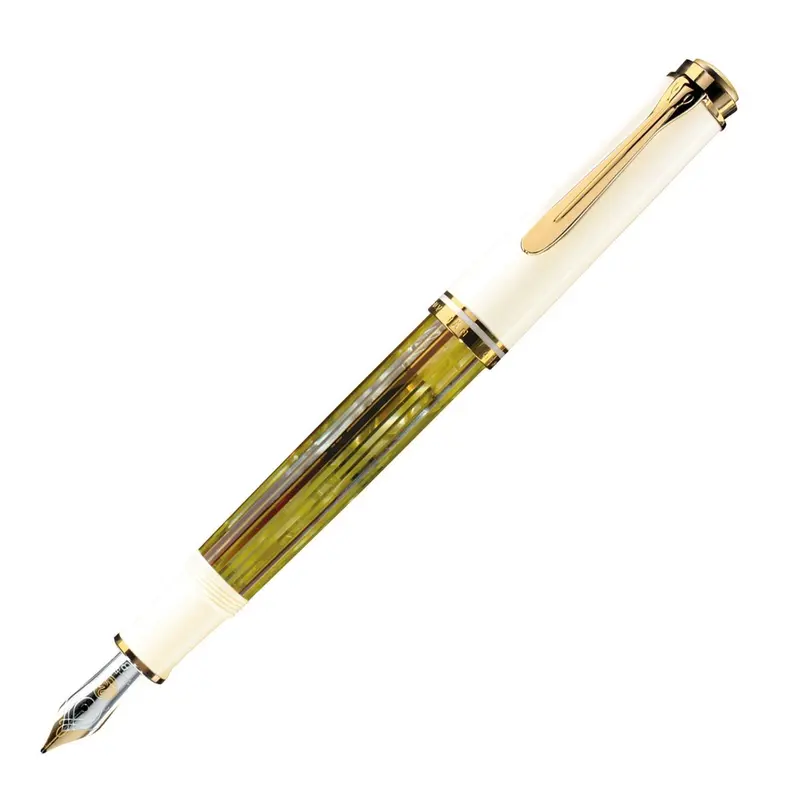 Pelikan M400 tortoiseshell white fountain pen