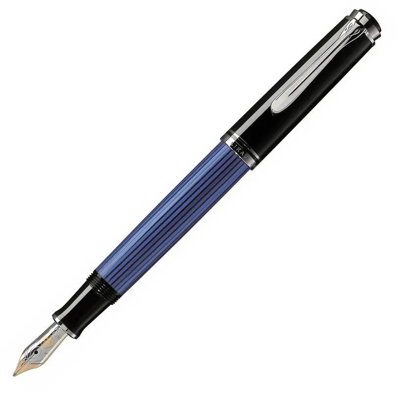 Pelikan M405 fountain pen black and blue