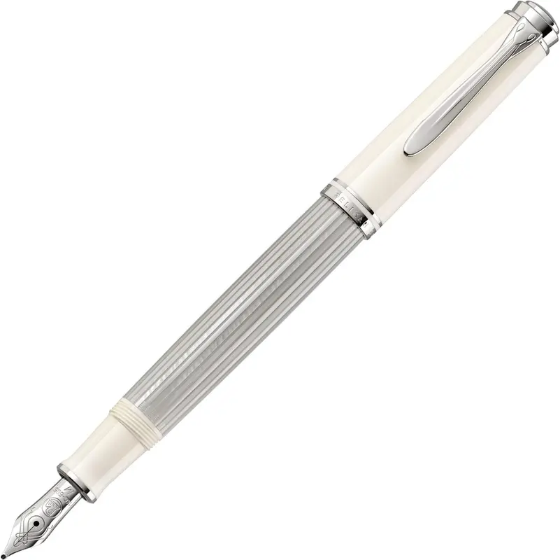 Pelikan M405 Silver White fountain pen