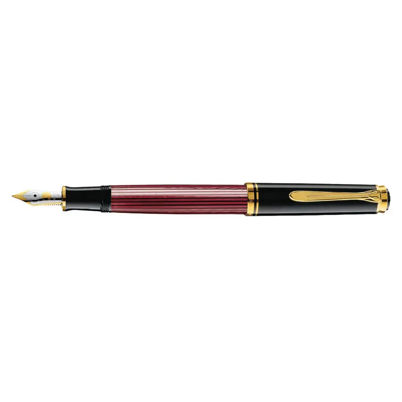 Pelikan Souverän M400 Zwart/Rood vulpen