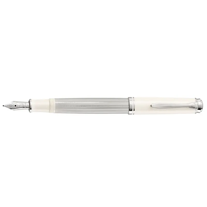 Pelikan Souverän M405 Silver White vulpen