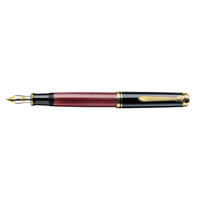 Pelikan Souverän M600 Zwart/Rood vulpen