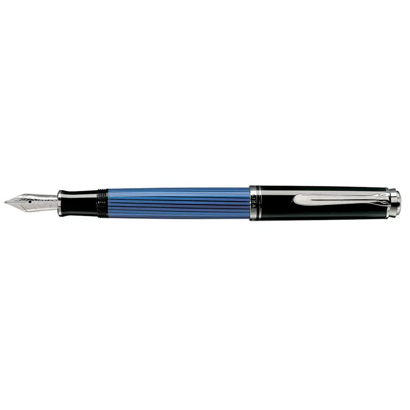 Pelikan Souverän M805 zwart/blauw vulpen