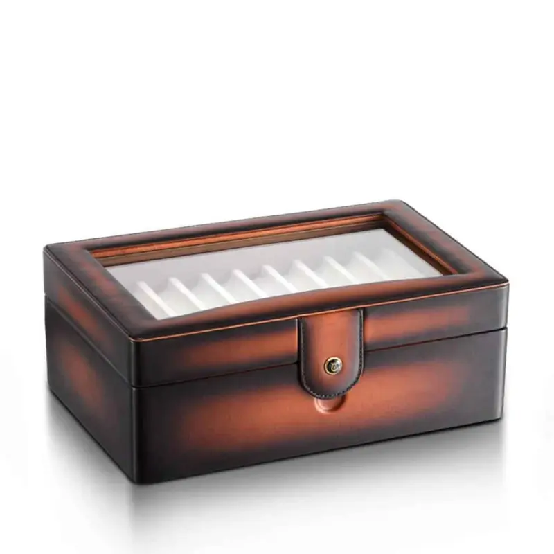 Pennenkist Lapis Bard Hemingway cognac leder