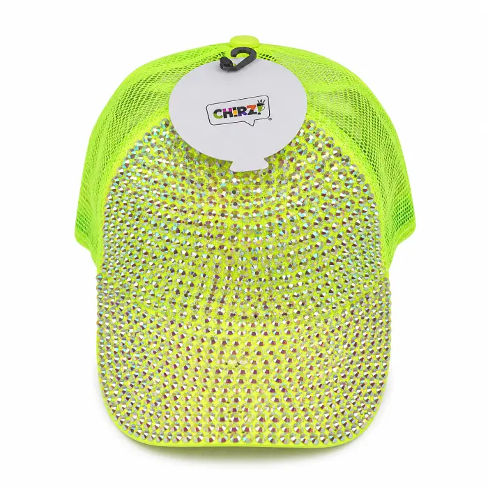 Pet diamanten neon geel