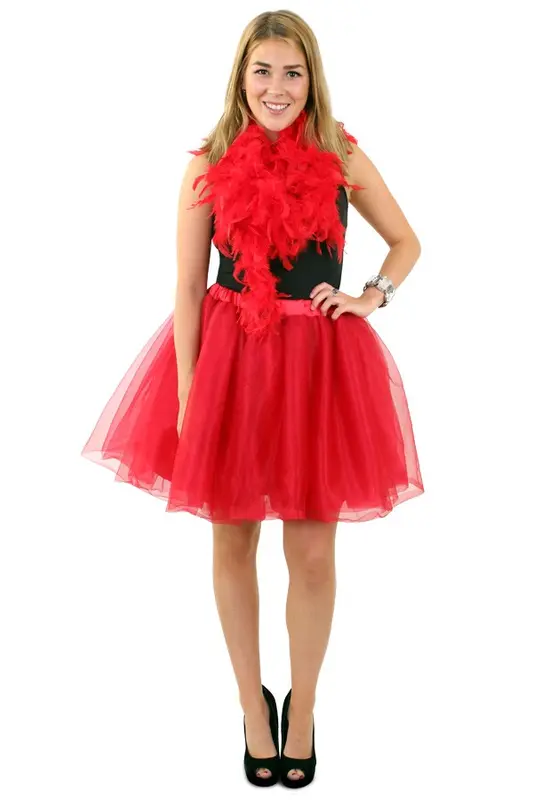 Petticoat tule deluxe rood