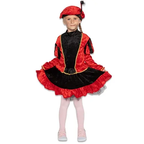 Pietjurkje met petticoat rood mt. 176