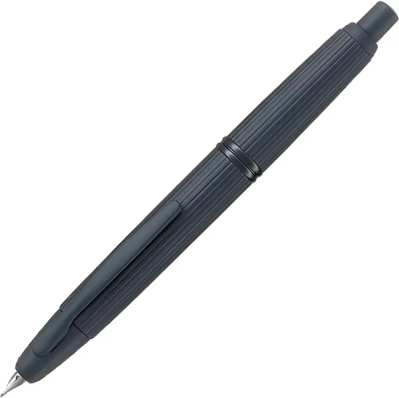Pilot Capless Stripe matte black fountain pen