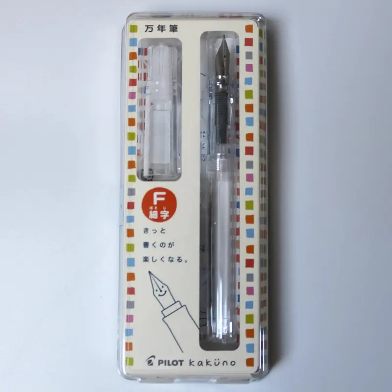 Pilot Kakuno transparent fountain pen
