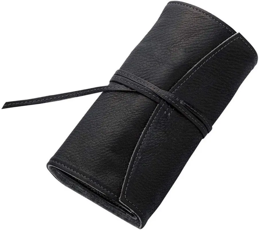 Pilot Leren 3-delig etui - zwart
