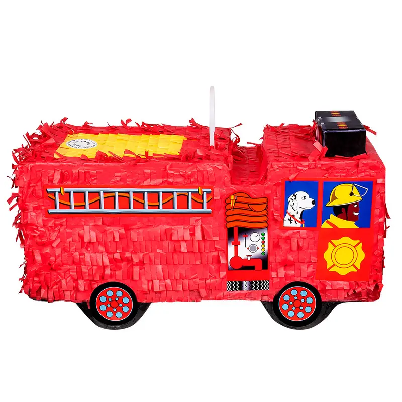 Pinata brandweerwagen 43x24x18cm