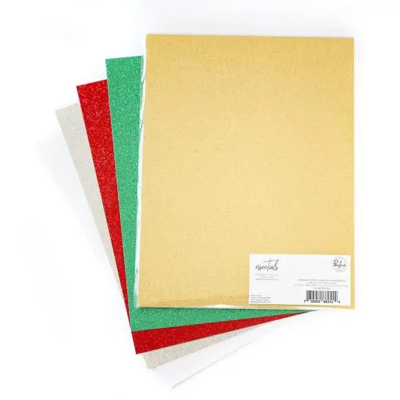 Pinkfresh Studio - Essentials Glitter Cardstock 8.5"X11" (10sheets)