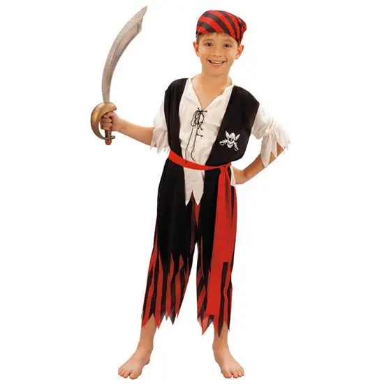 Piratenjongen 5-6 jaar (105-121cm)
