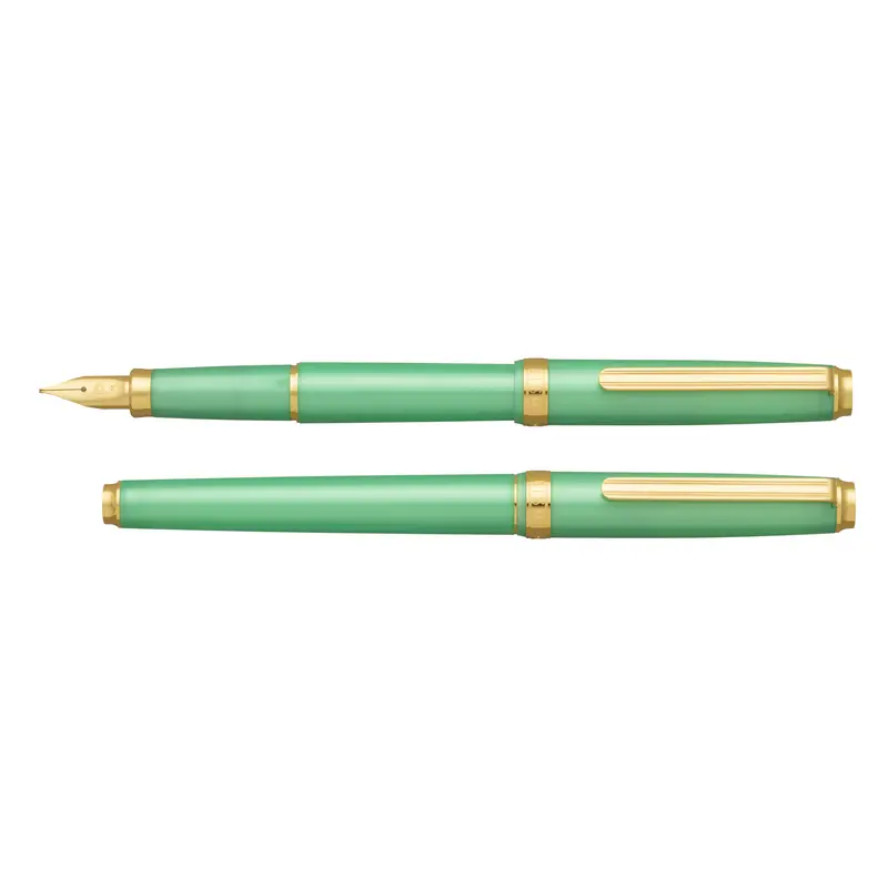 Platinum Biso Sparkle Mint Green GT Vulpen