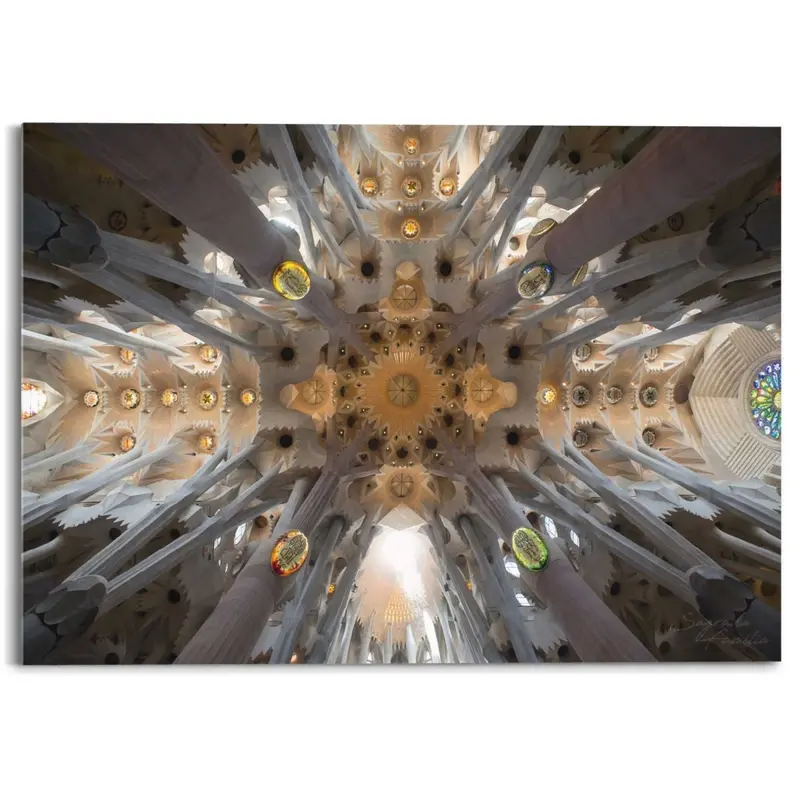 Plexiglasschilderij Sagrada Familia 50x70