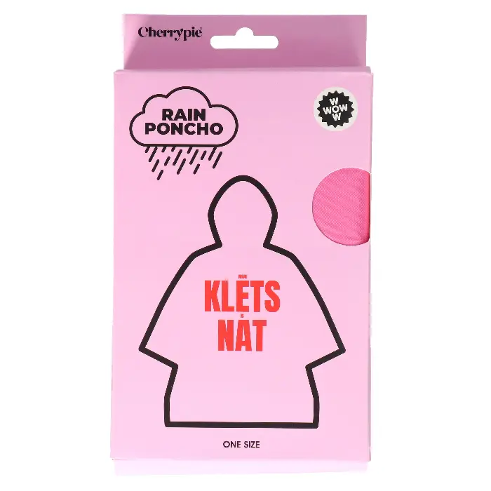 Poncho Mijn klets is nat!