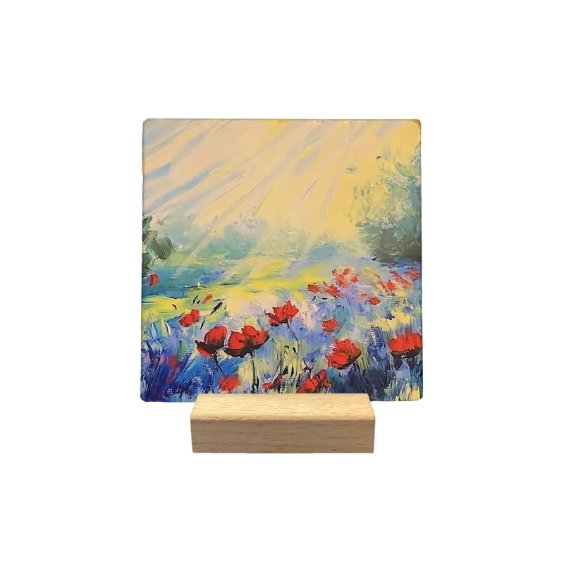 Poppies veld