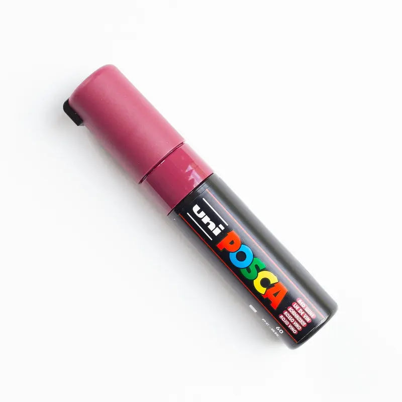 Posca marker PC8K L 8mm Red wine