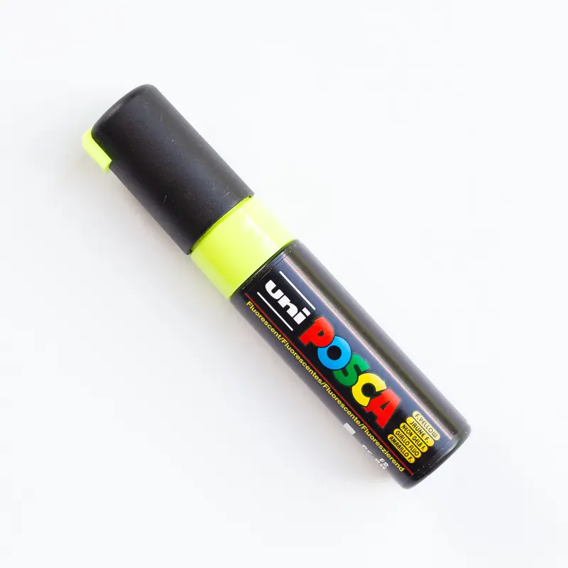 Posca marker PC8K L 8mm Yellow Fluo