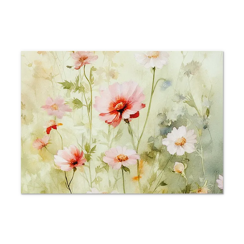 Postcard Bloemenveld - 10 stuks