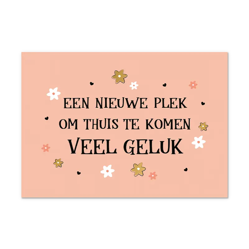 Postcard Een nieuwe plek - 10 stuks