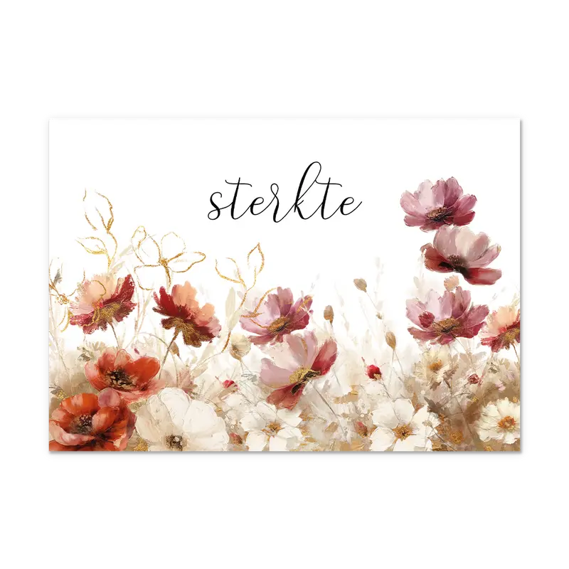 Postcard Sterkte - 10 stuks