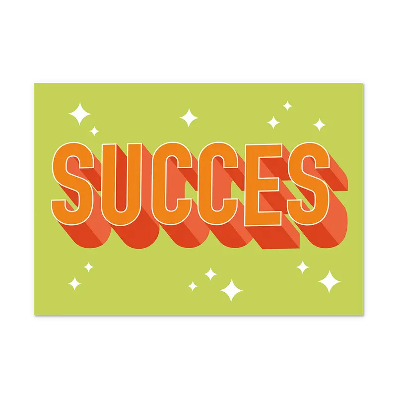 Postcard Succes - 10 stuks