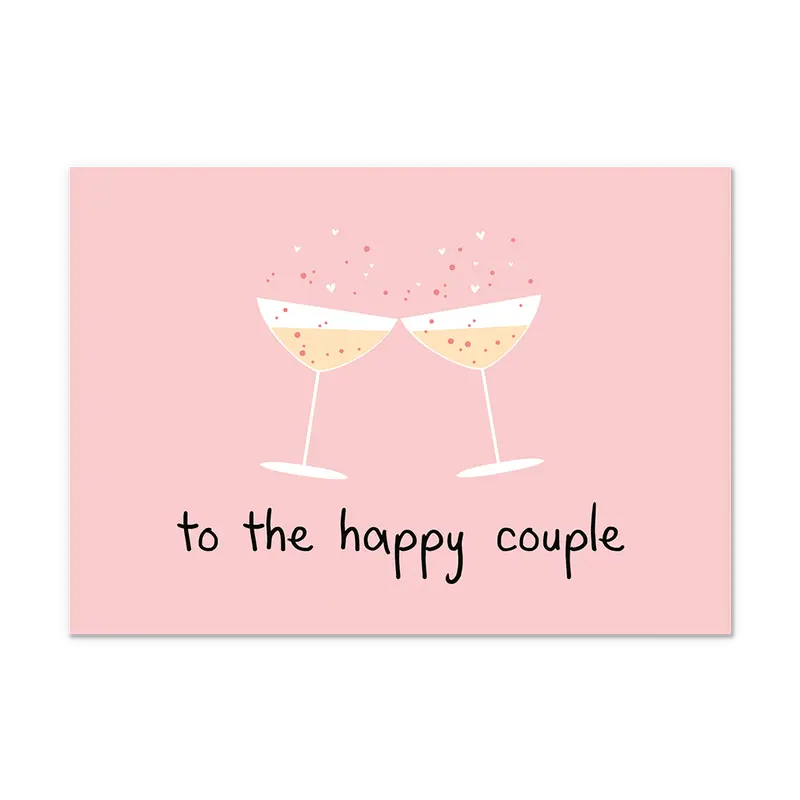 Postcard To the happy couple - 10 stuks