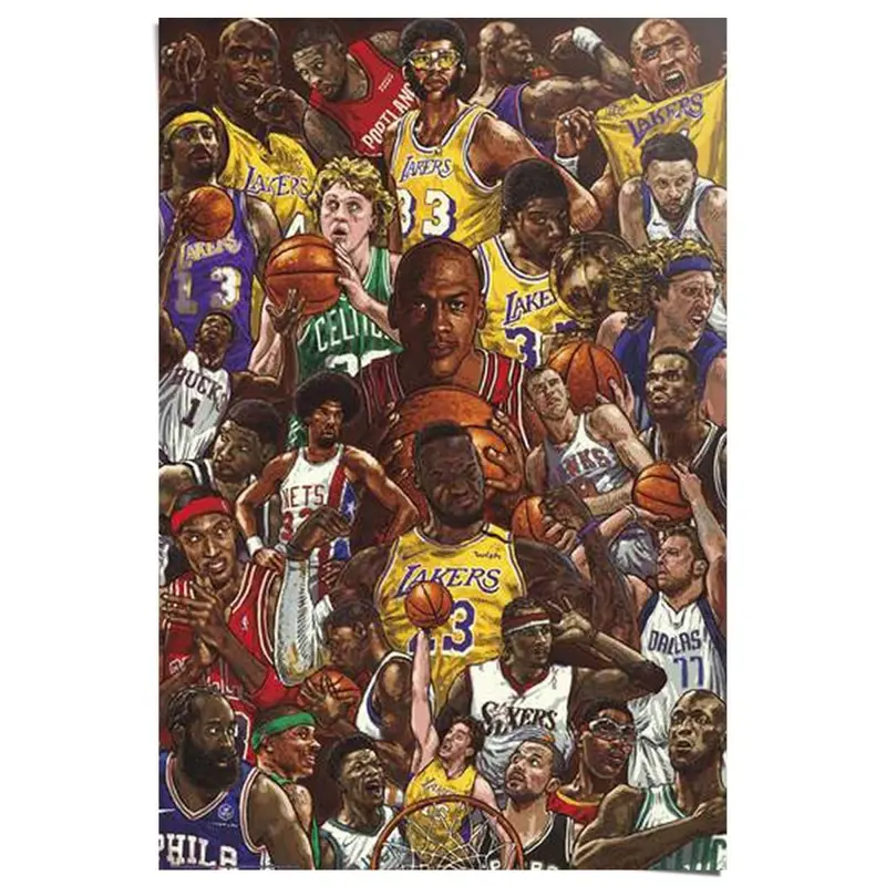 Poster Basketball Superstars 91,5x61