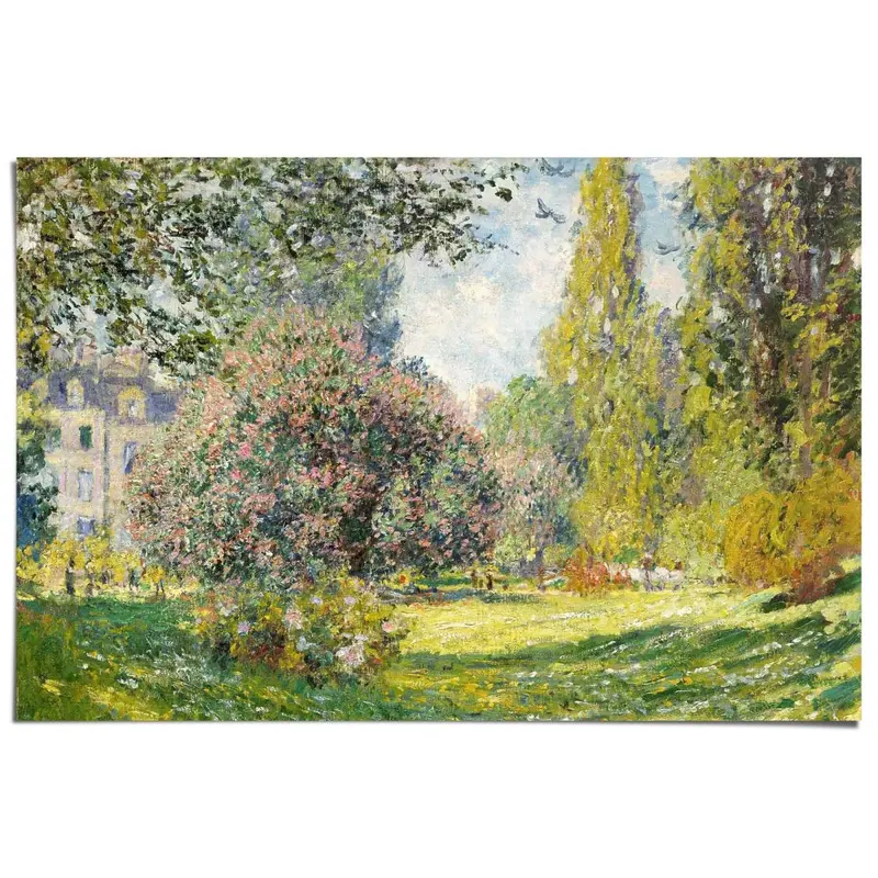 Poster Claude Monet - parc Monceau 61x91,5