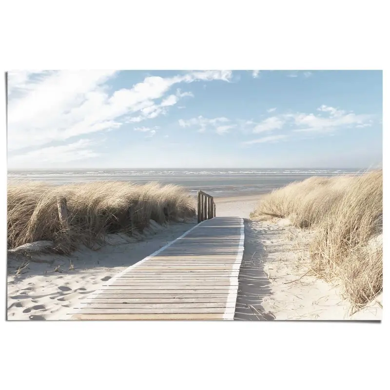 Poster Duinpad naar het strand 61x91,5