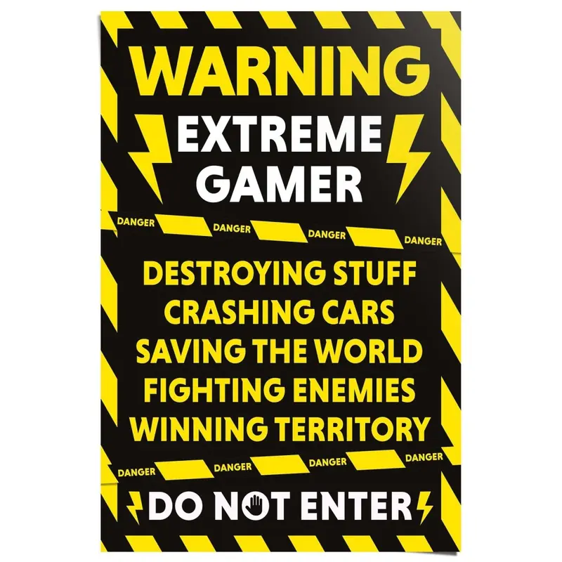 Poster Gamer at Work 91,5x61