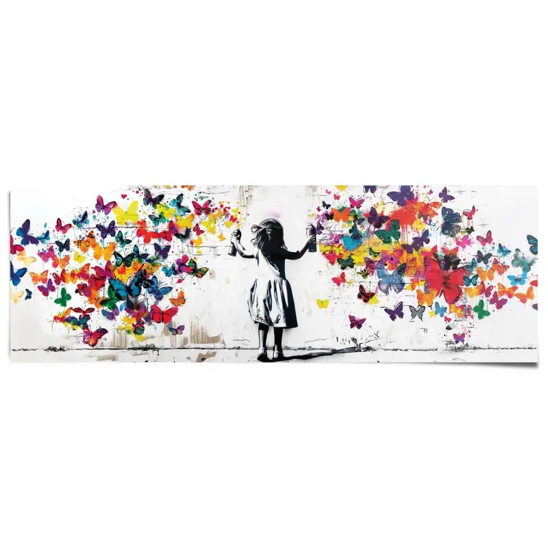 Poster Girl Spraying 53x158
