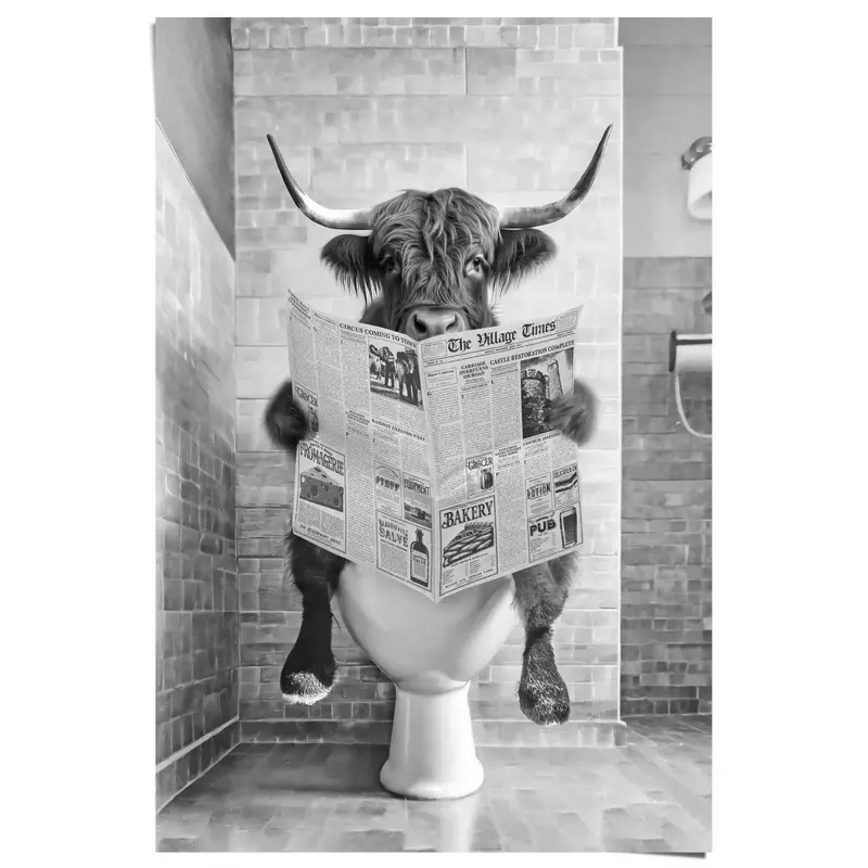 Poster Highlander Toilet 91,5x61