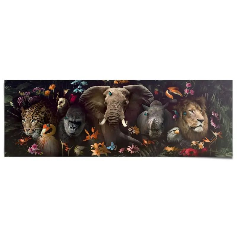 Poster Jungle Fantasie 53x158