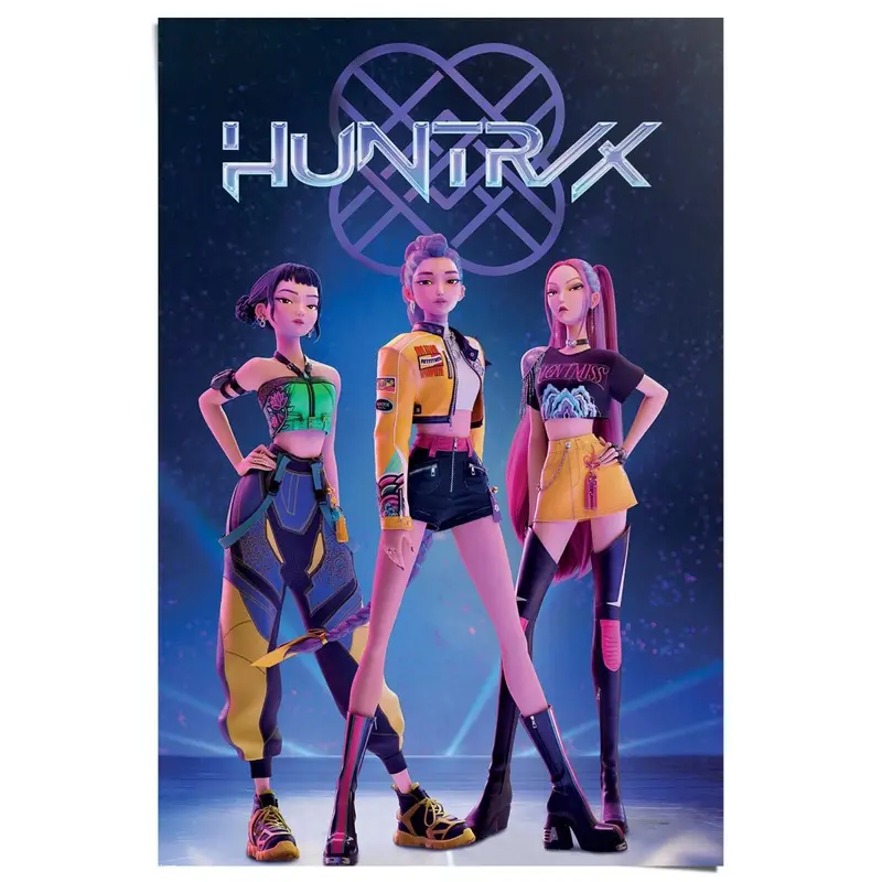 Poster K-pop Demon Hunters 91,5x61