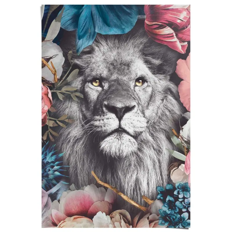 Poster Leeuw 91,5x61