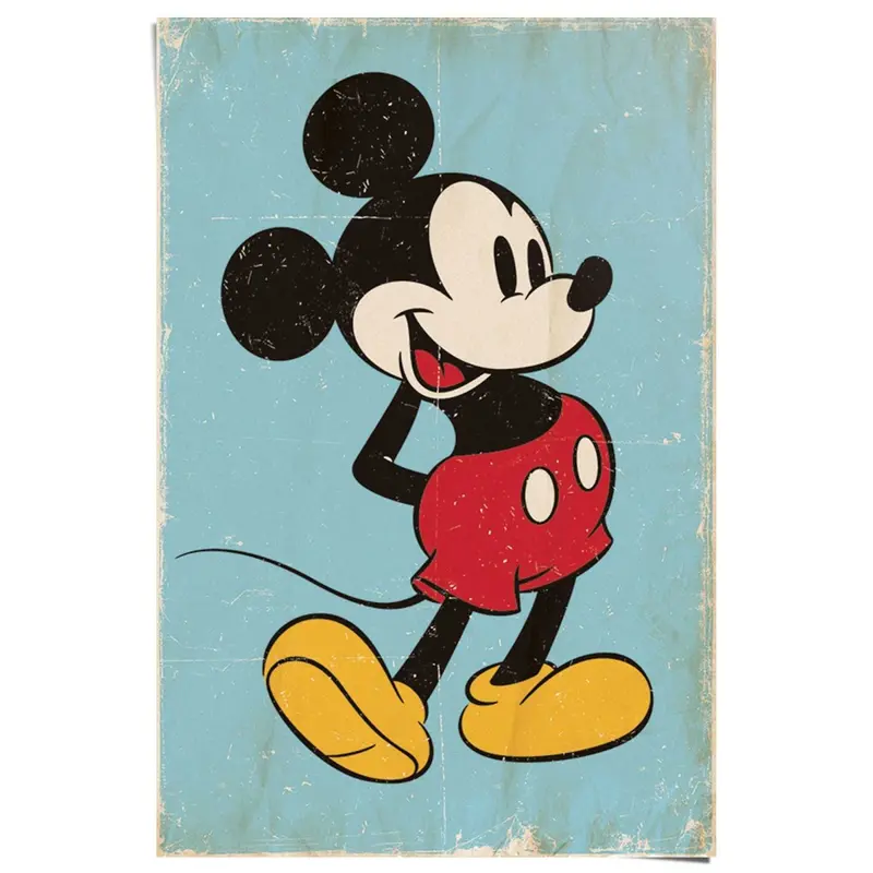 Poster Mickey Mouse retro 91,5x61