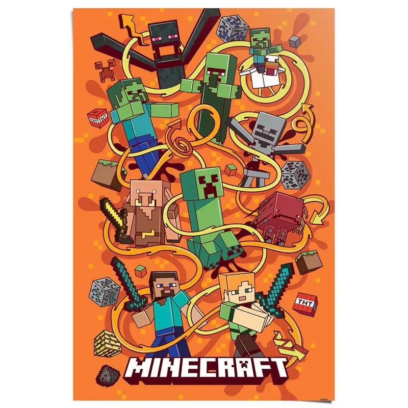 Poster Minecraft - funtage montage 91,5x61