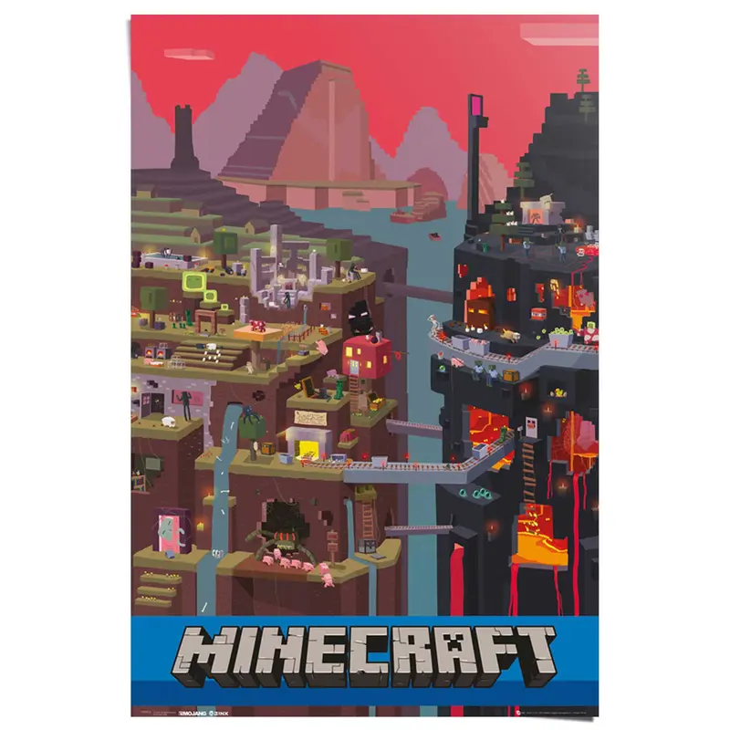 Poster Minecraft World 91,5x61