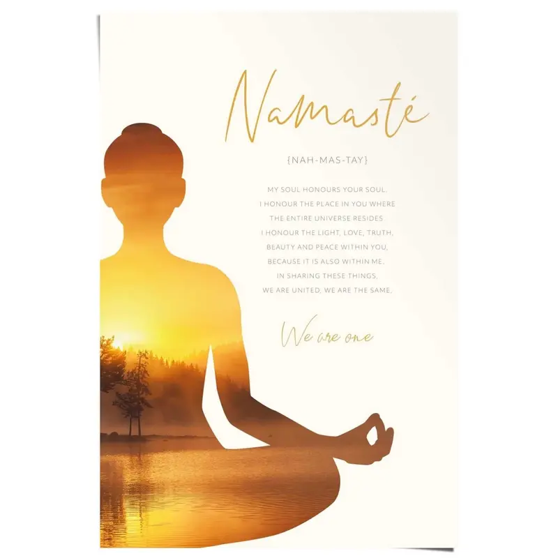 Poster Namasté 91,5x61