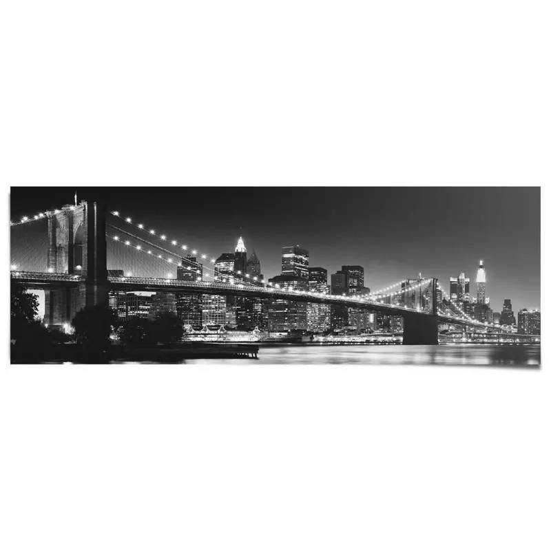 Poster New York - brooklyn bridge 53x158